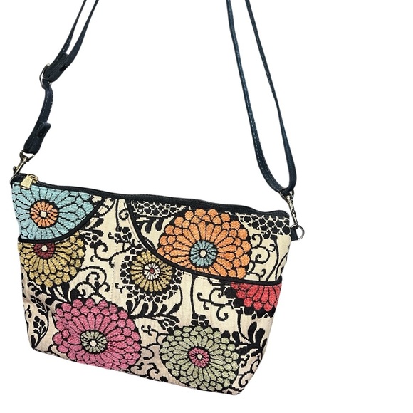 Boho Tapestry Hippy Crossbody Festval Purse 9x6" Made in USA - Picture 3 of 9